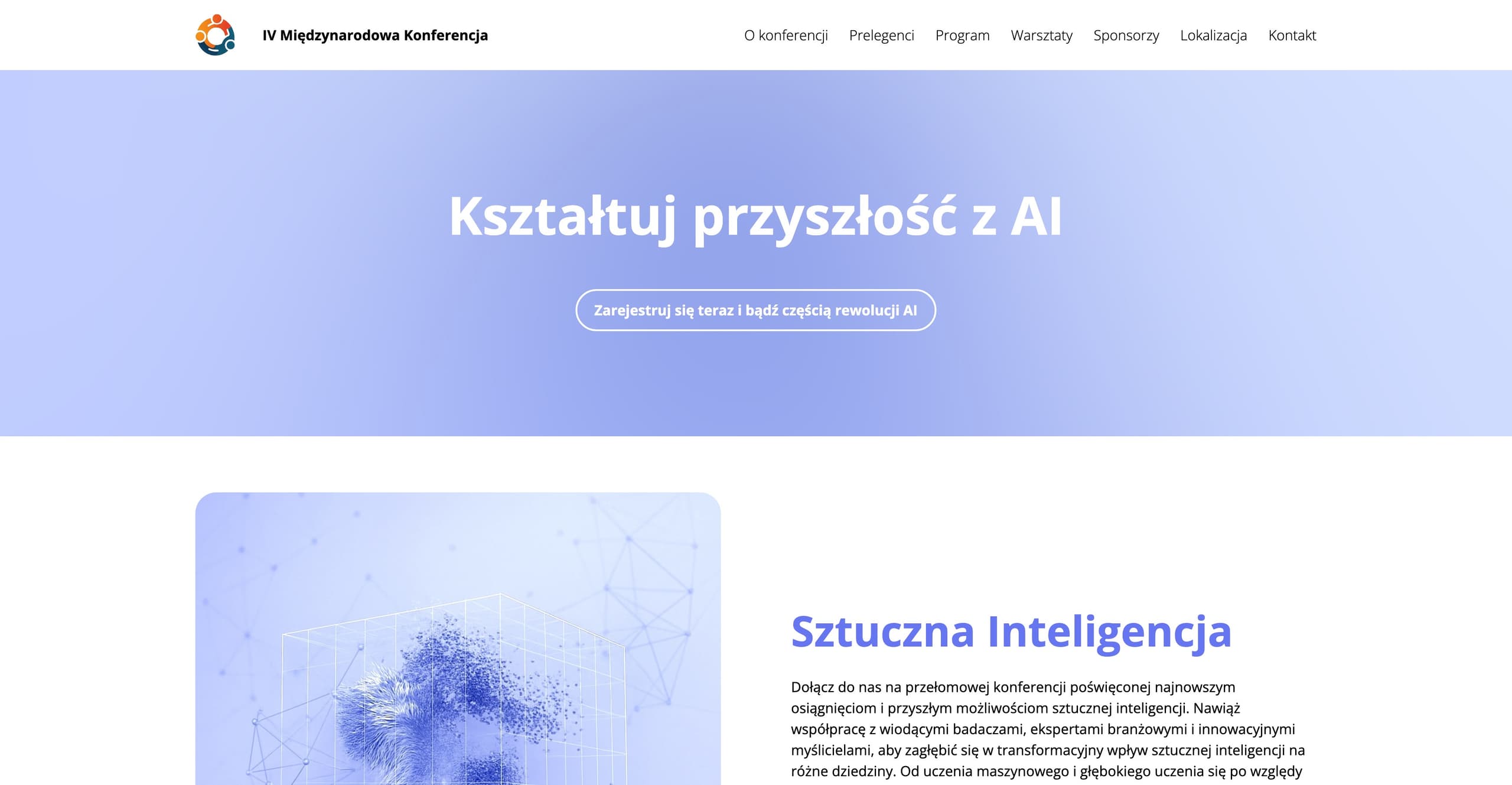 Przykładowa strona wydarzenia (dane fikcyjne)